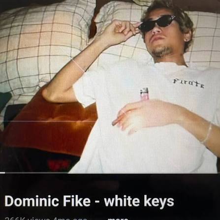 white keys by Dominic Fike